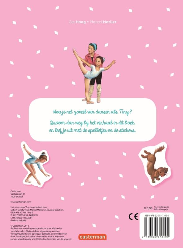 Achterkant van Ballet en dans