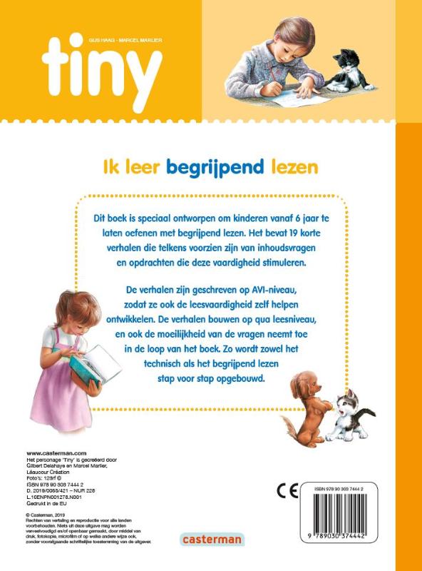 Achterkant van Ik leer begrijpend lezen 6+