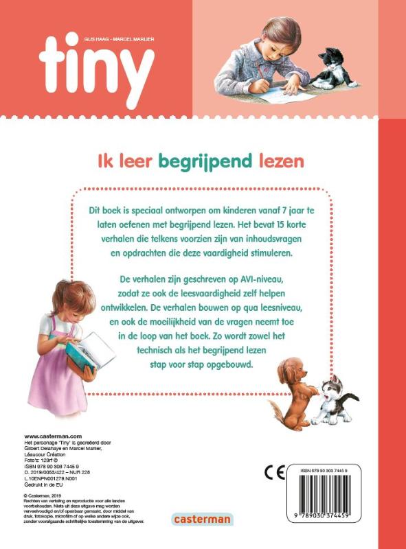 Achterkant van 7-8 jaar