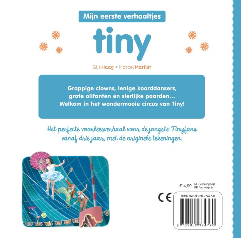 Achterkant van Tiny in het circus
