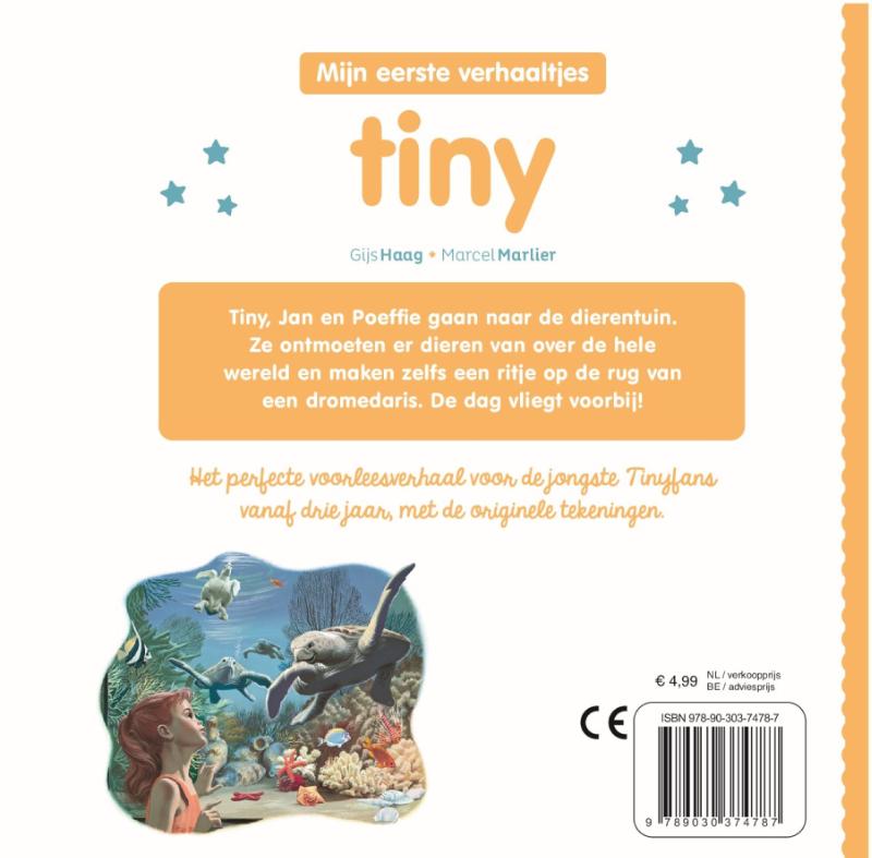 Achterkant van Tiny in de dierentuin
