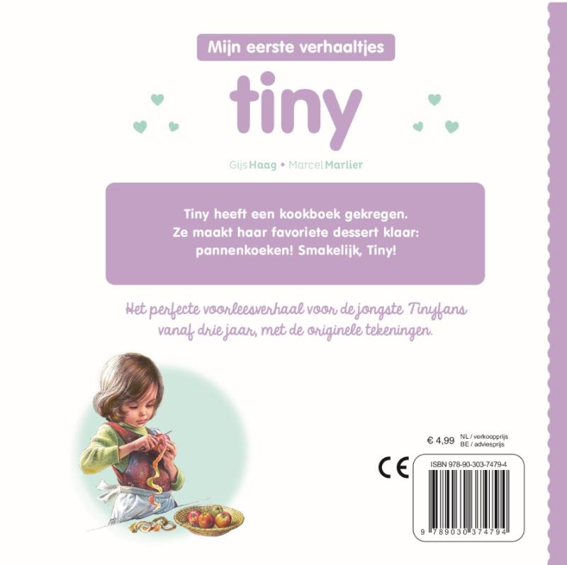 Achterkant van Tiny leert koken