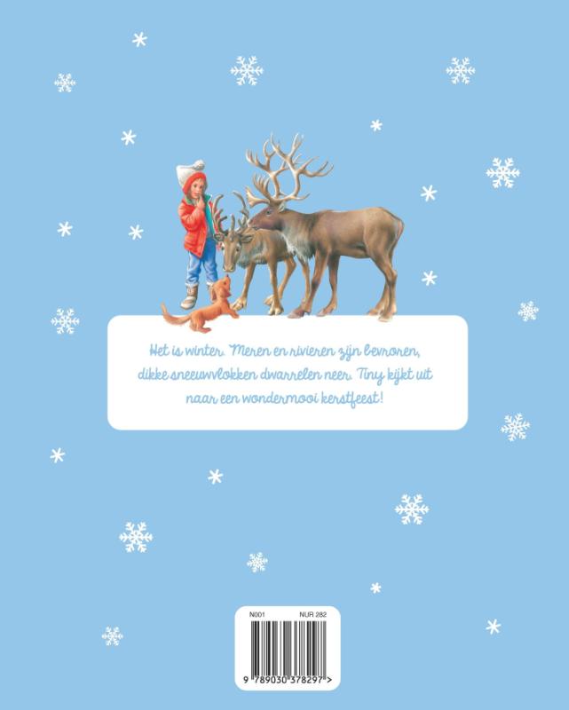 Achterkant van Tiny in de winter