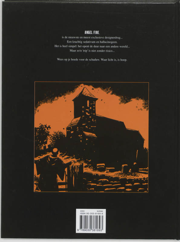 Achterkant van Angel Fire