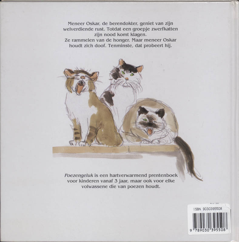 Achterkant van Poezengeluk