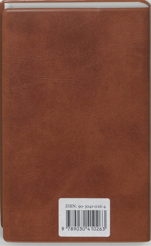Achterkant van Gezangen voor liturgie
