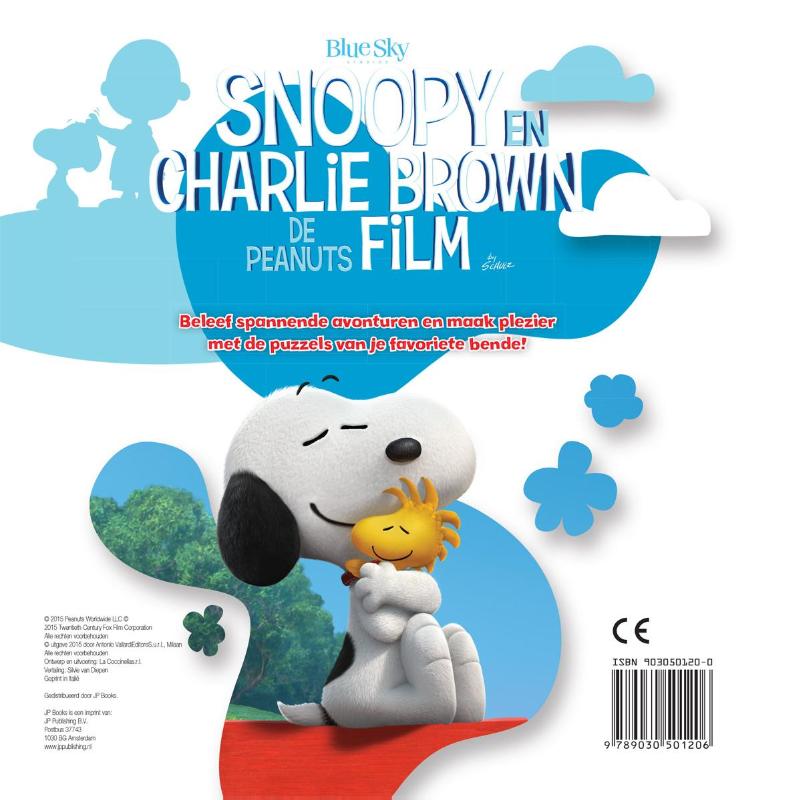 Achterkant van Snoopy - Mijn puzzelboek
