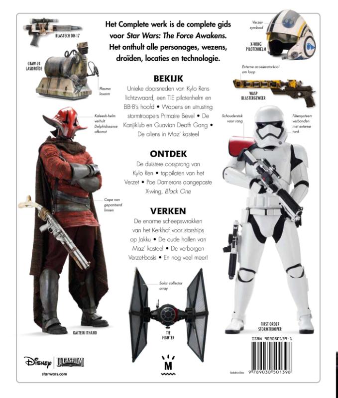 Achterkant van The force awakens