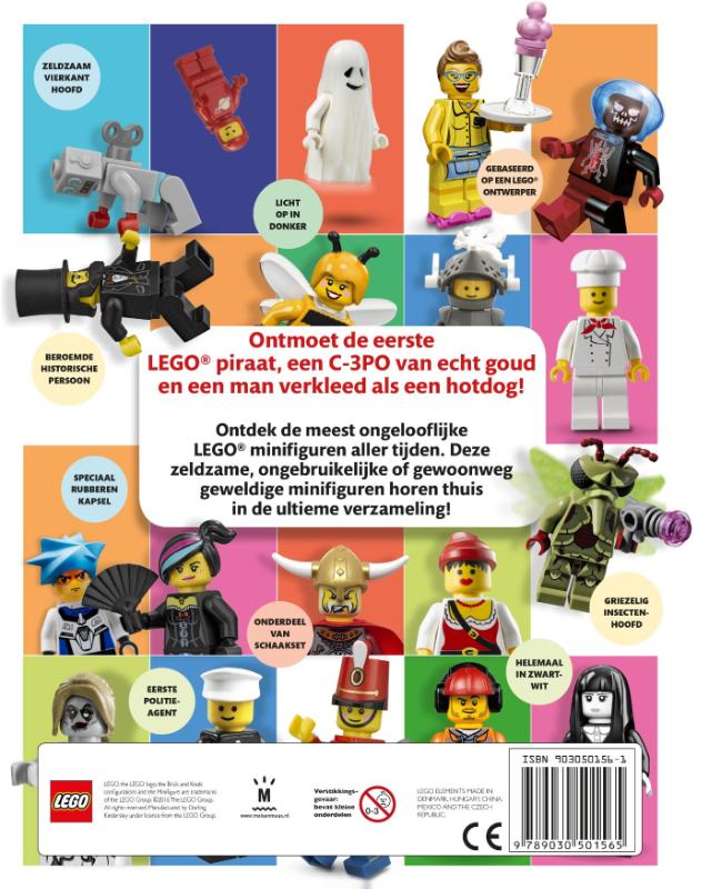 Achterkant van Dol op minifiguren