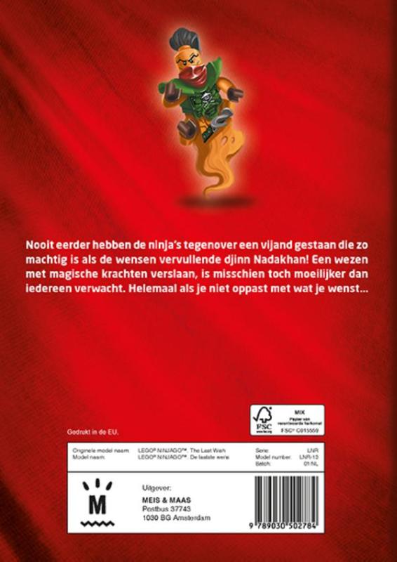 Achterkant van De laatste wens