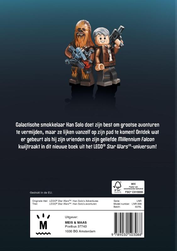 Achterkant van Han Solo's avonturen