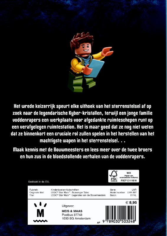 Achterkant van Legendes van de bouwmeesters