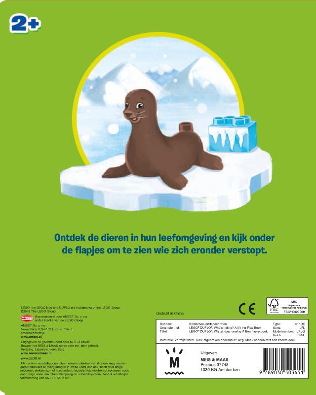Achterkant van Wie zit daar verstopt?