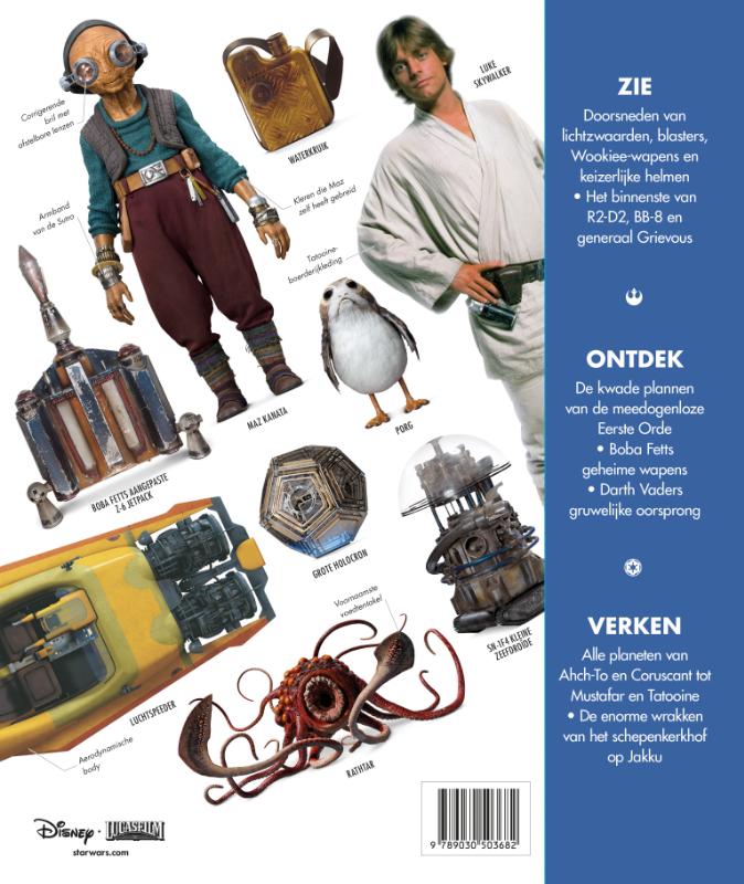 Achterkant van Star Wars het complete naslagwerk