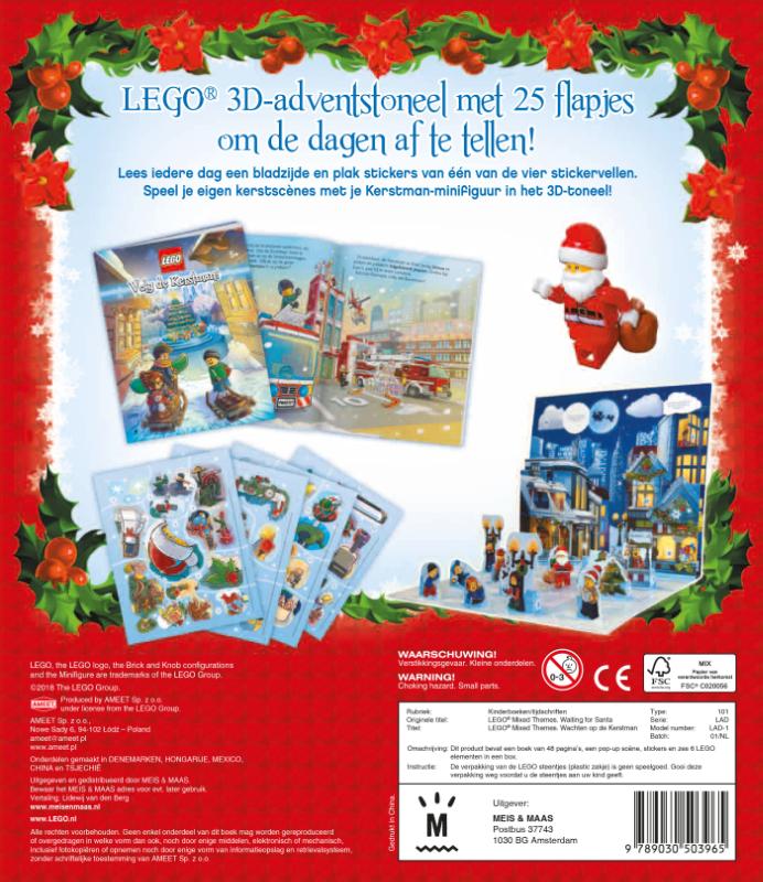 Achterkant van Wachten op de Kerstman!