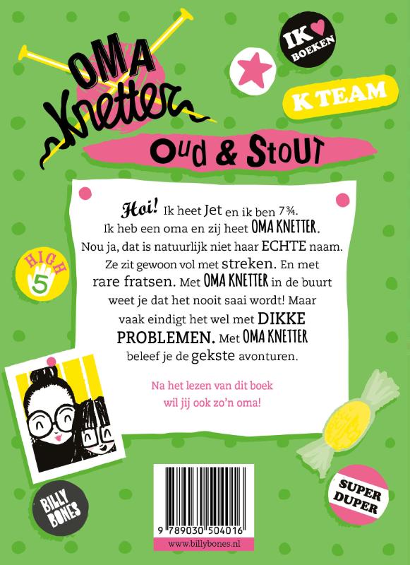 Achterkant van Oud en stout