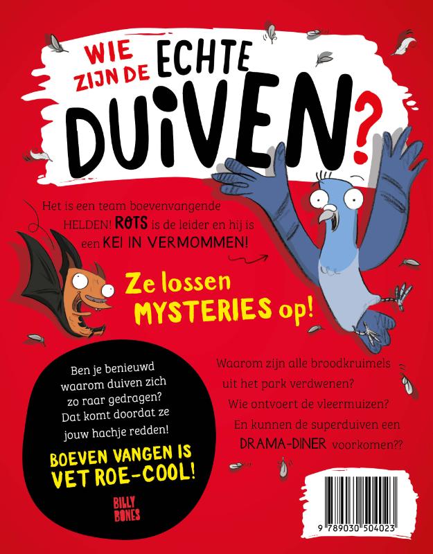 Achterkant van Echte duiven vangen boeven