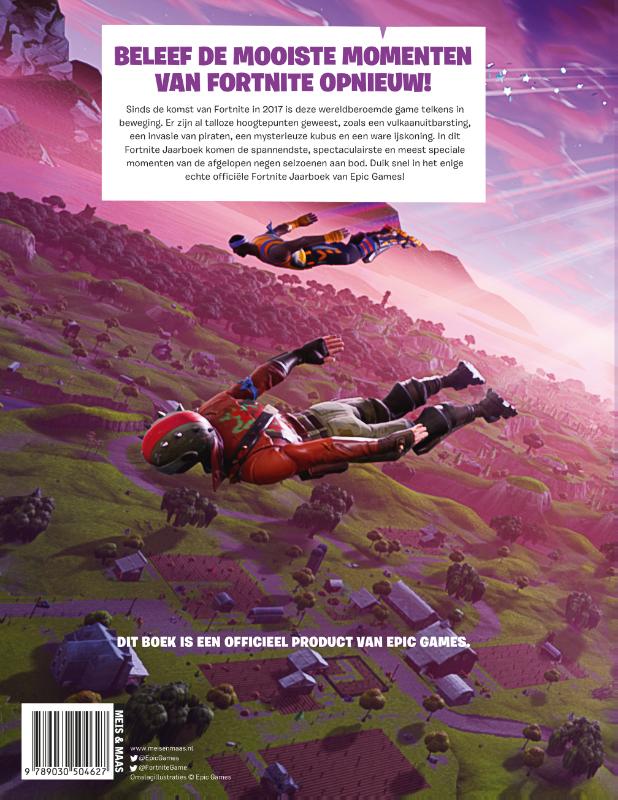 Achterkant van Fortnite - Jaarboek