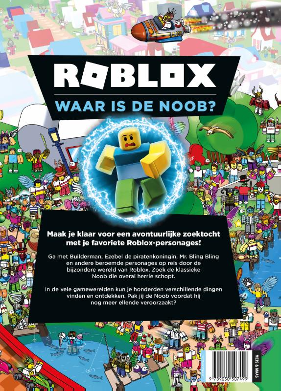 Achterkant van Roblox. Waar is de Noob?