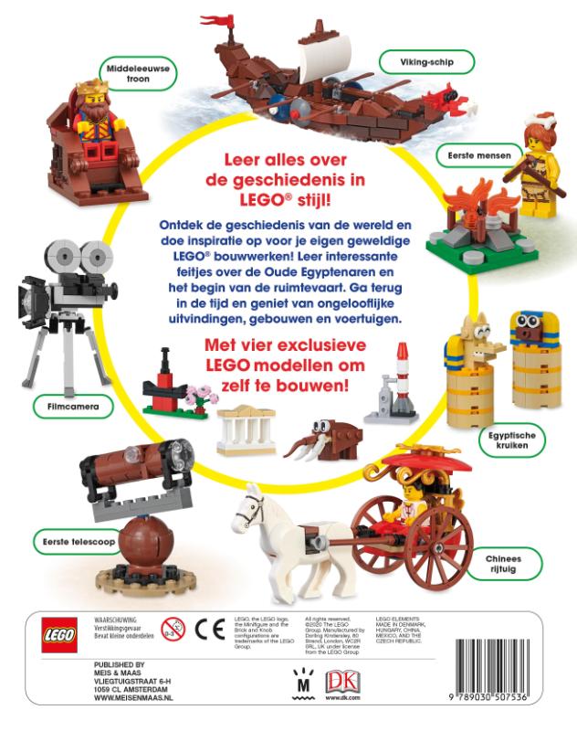Achterkant van LEGO Grootse geschiedenis