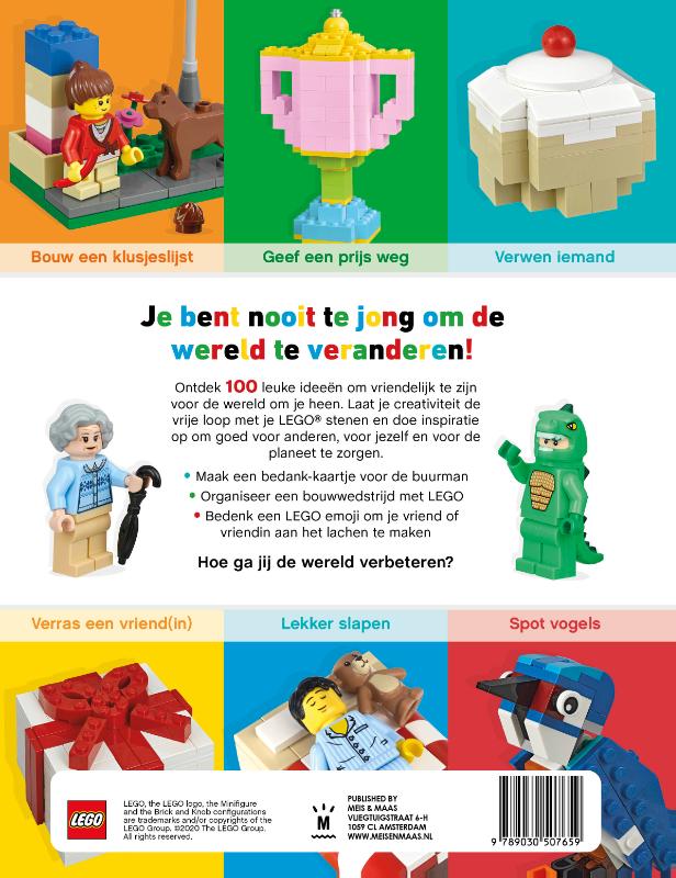Achterkant van Herbouw de wereld