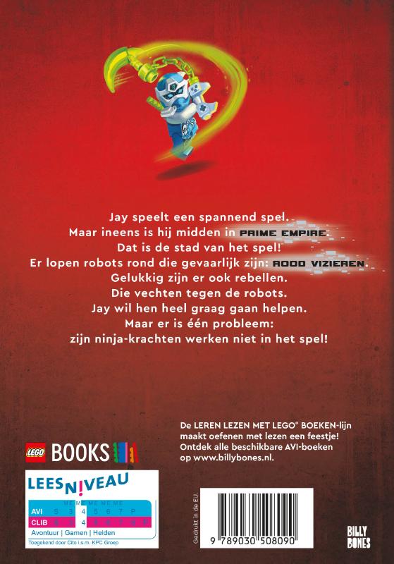 Achterkant van Ninjago: Level 13