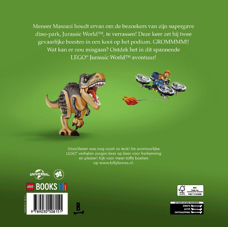 Achterkant van LEGO Jurassic World - Vliegensvlugge redding