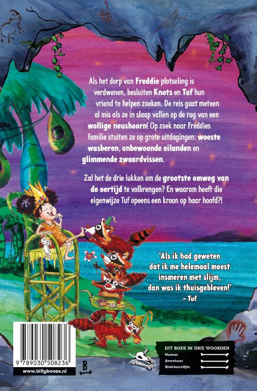 Achterkant van De grootste omweg van de oertijd