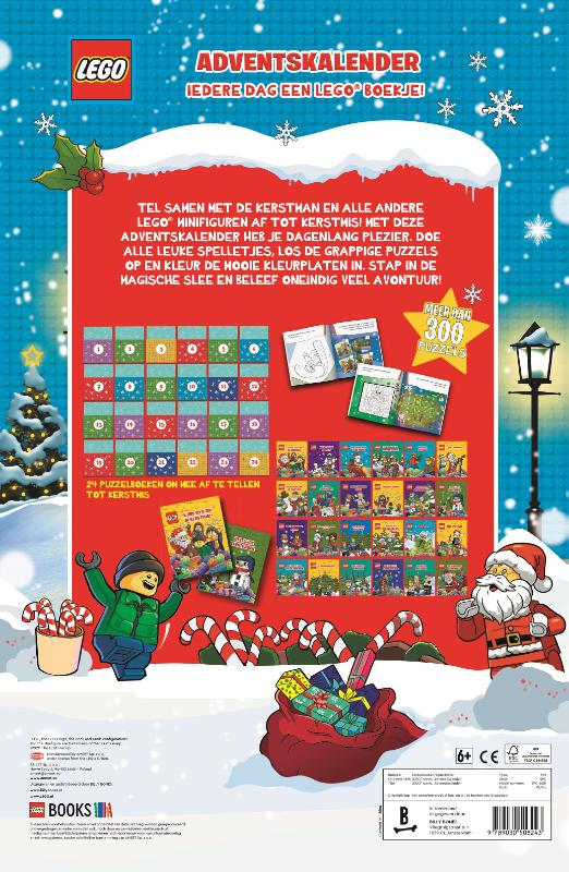 Achterkant van LEGO - Adventskalender