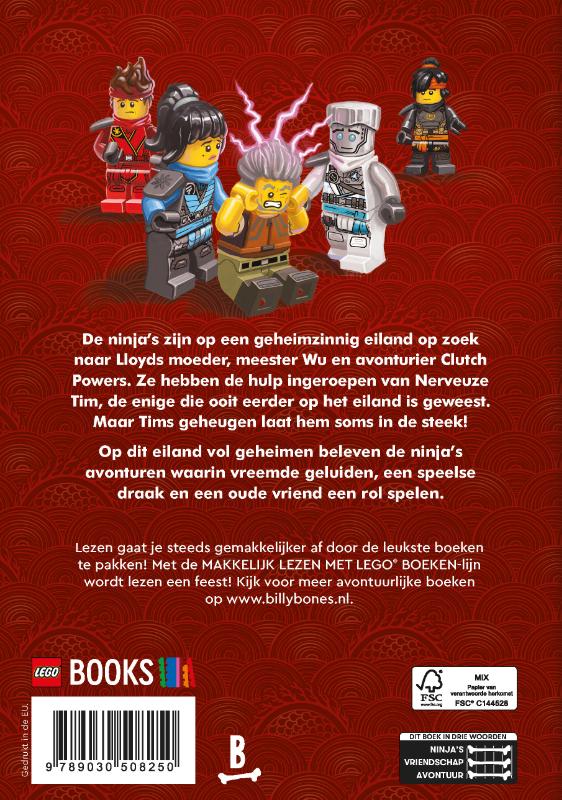 Achterkant van LEGO NINJAGO - Het geheimzinnige eiland