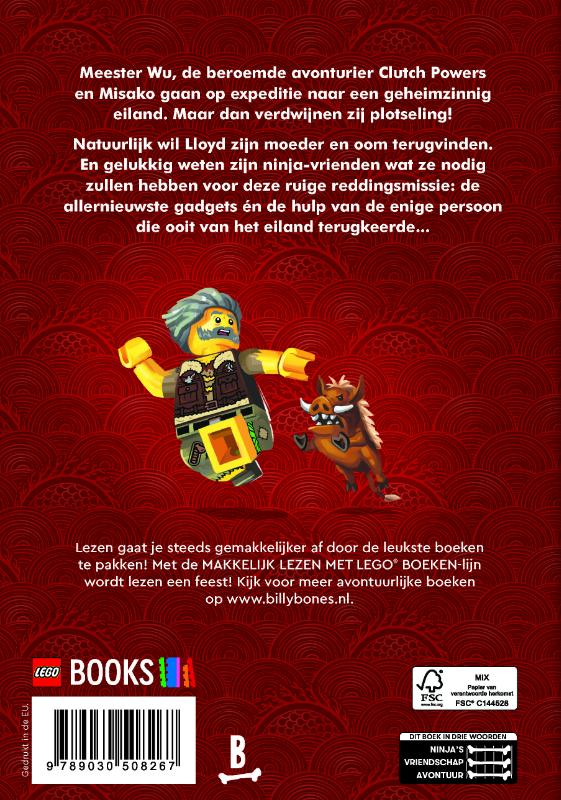 Achterkant van LEGO NINJAGO - De ruige reddingsmissie