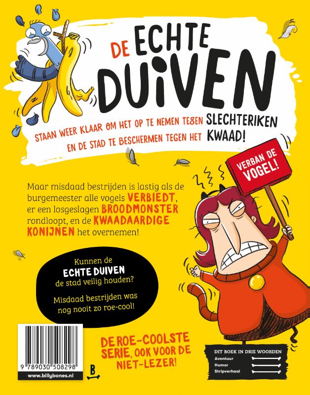 Achterkant van Echte Duiven in broodnood
