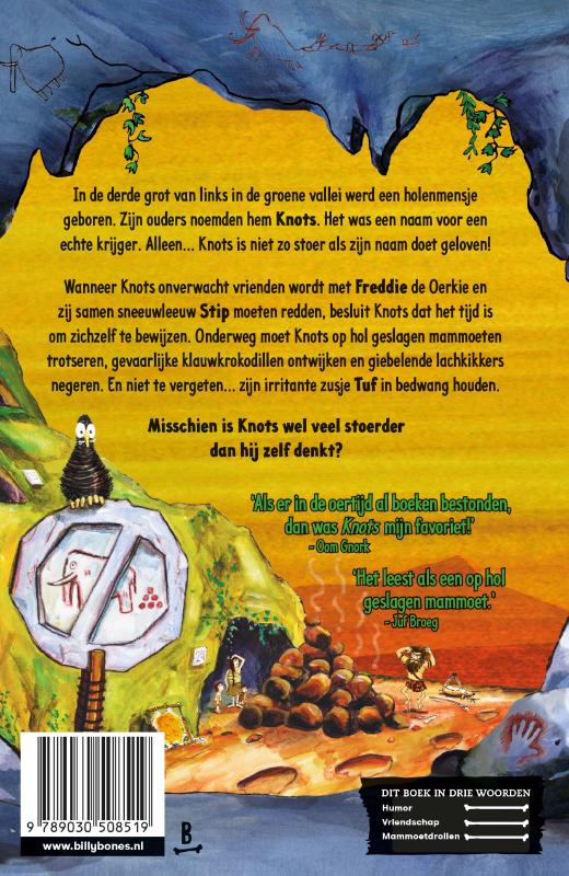 Achterkant van KNOTS - paperback
