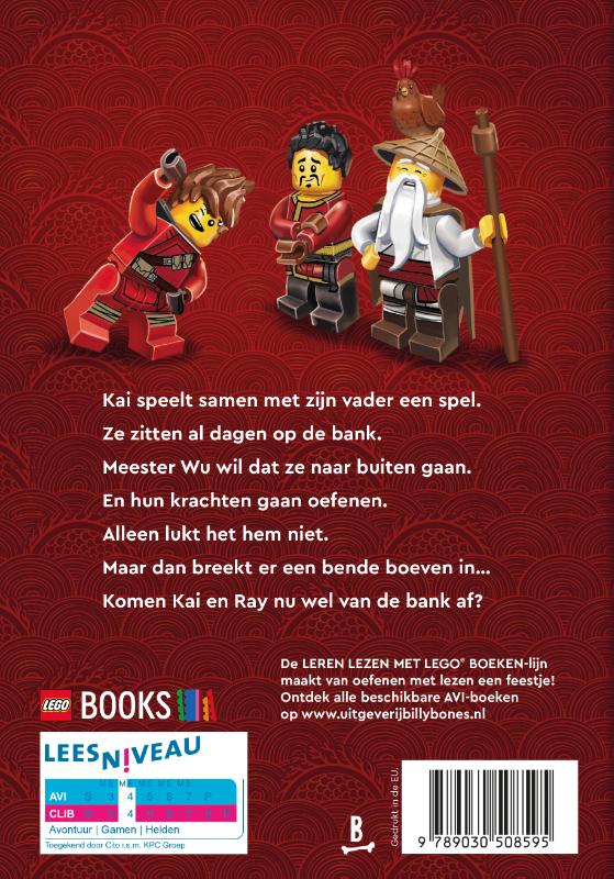Achterkant van Lego Ninjago-In de aanval!