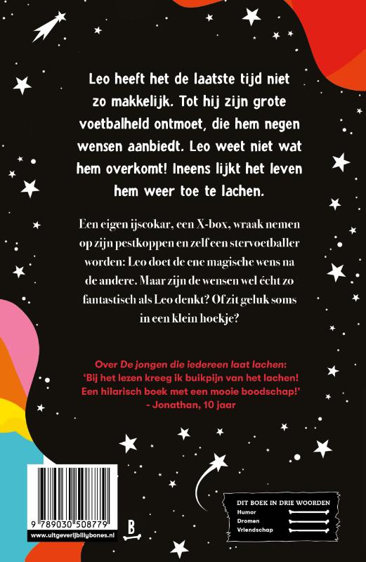 Achterkant van De jongen met de negen wensen
