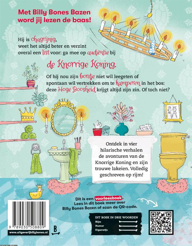 Achterkant van De Knorrige Koning