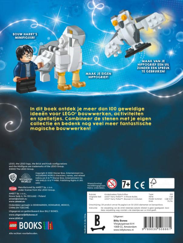 Achterkant van LEGO Harry Potter - Bouwen in 5 minuten