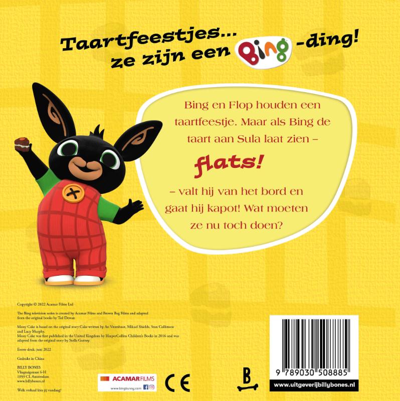 Achterkant van Een rommelig taartje