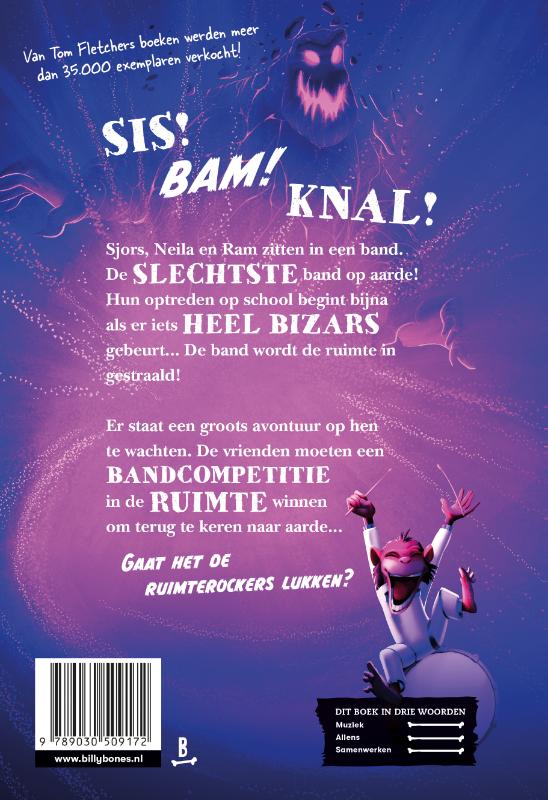 Achterkant van Ruimterockers