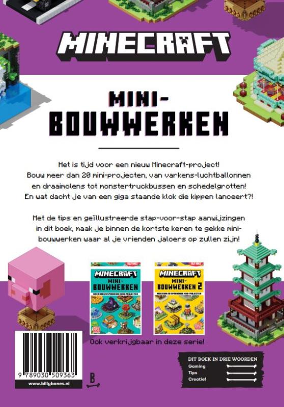 Achterkant van Mini-bouwwerken 3