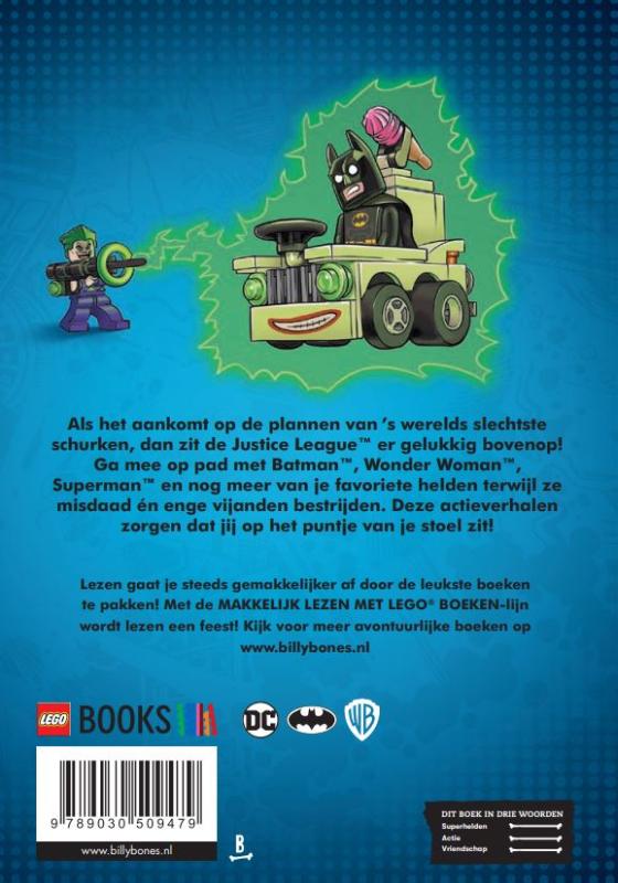 Achterkant van Justice League - Samen sterk