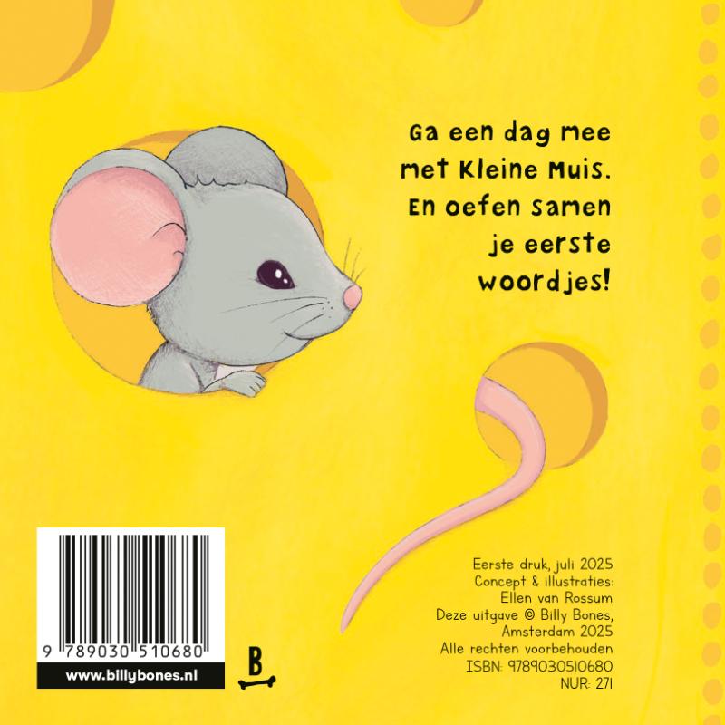 Achterkant van Een dag met Kleine Muis