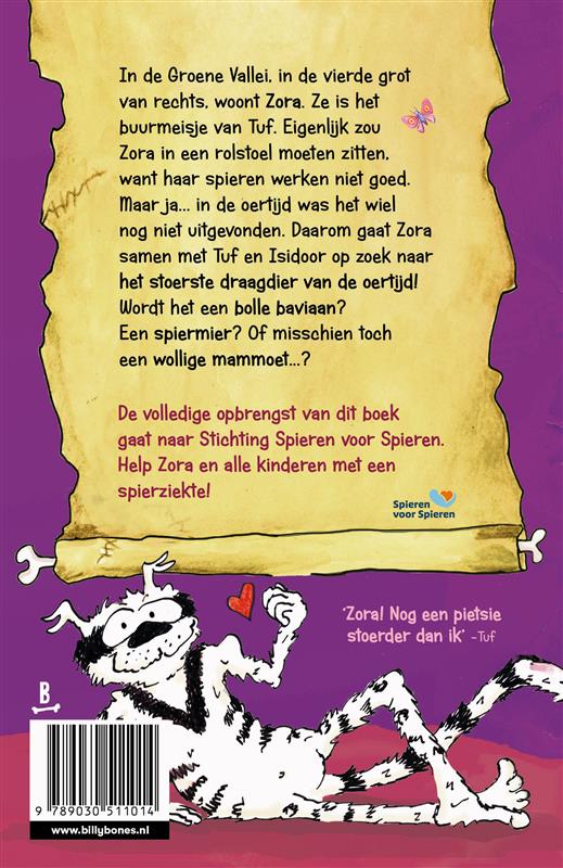 Achterkant van Tuf en het beste draagdier voor Zora