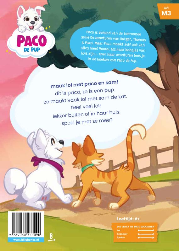 Achterkant van Lol met Paco