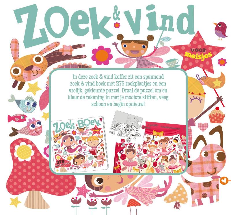 Achterkant van Zoek en vind