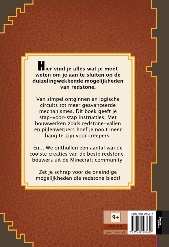 Achterkant van Redstone handboek