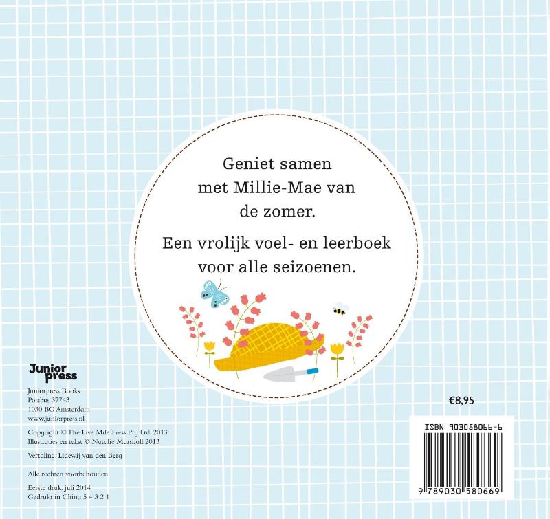 Achterkant van In de zomer