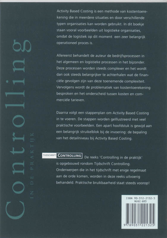 Achterkant van Activity based costing