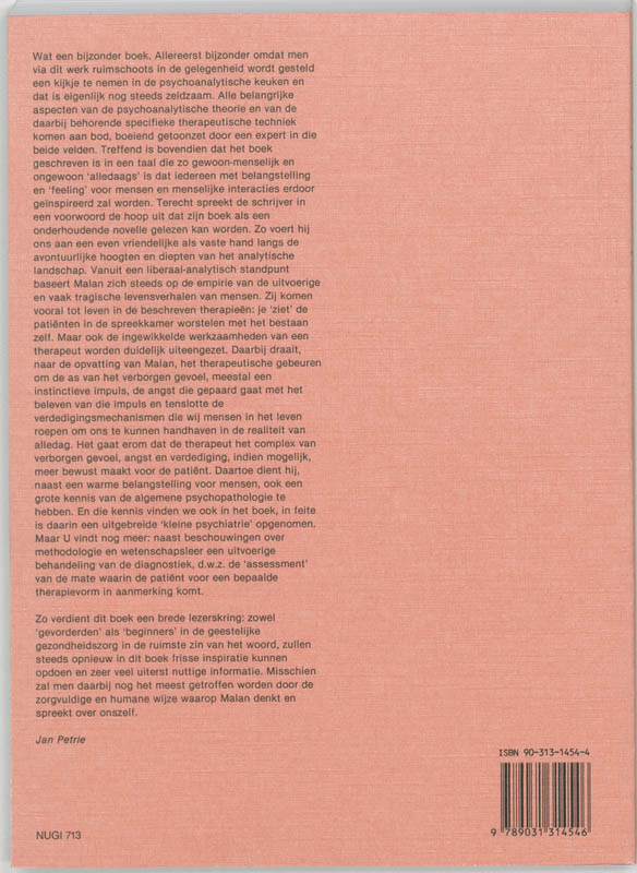 Achterkant van Individuele psychotherapie