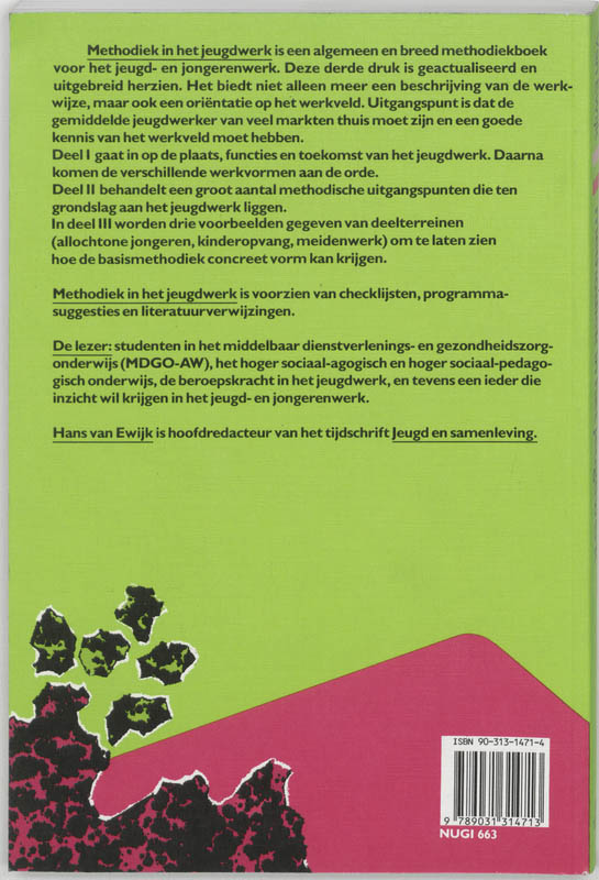 Achterkant van Methodiek in het jeugdwerk